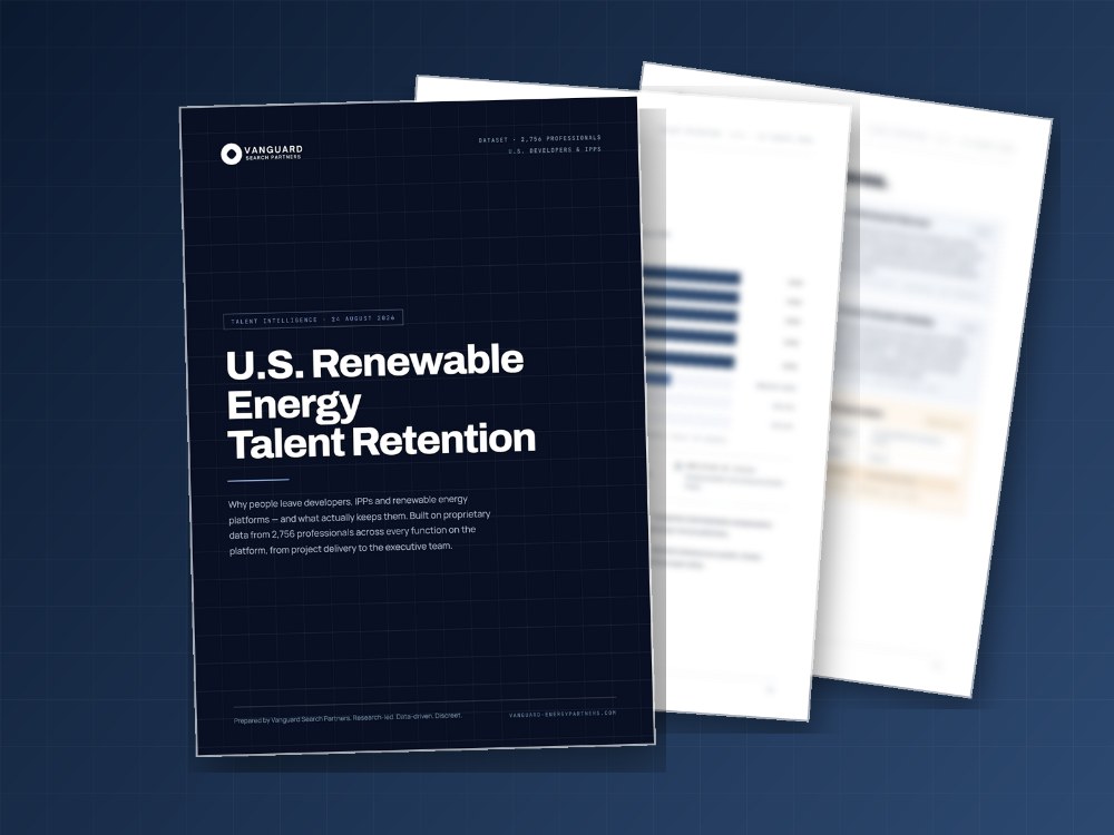 U.S. Renewable Energy Talent Retention report cover